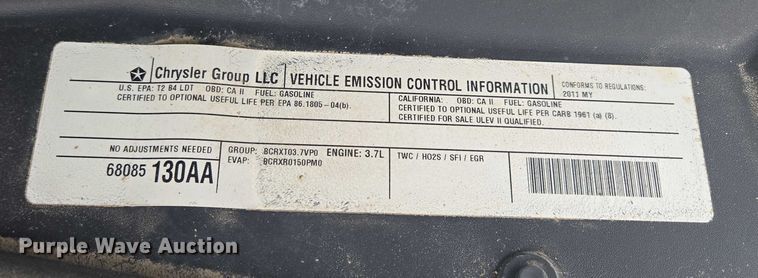 image for item EF1933 2011 Dodge Nitro SUV