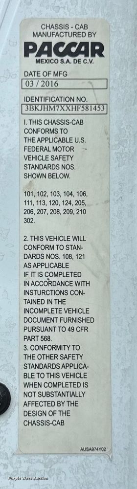 image for item EF2116 2017 Kenworth K270 street sweeper truck