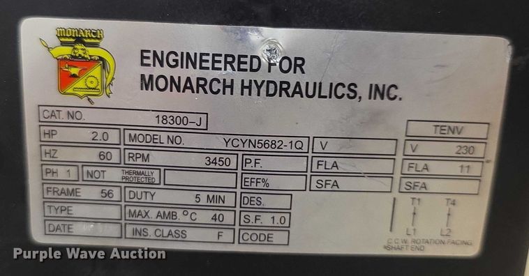 image for item EF3681 Carjack USA four post automotive lift