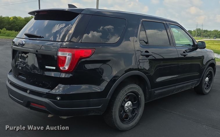 image for item EF3744 2018 Ford Explorer Police Interceptor  SUV