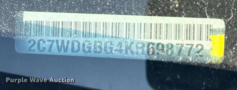 image for item EG8133 2019 Dodge Grand Caravan handicap accessible van