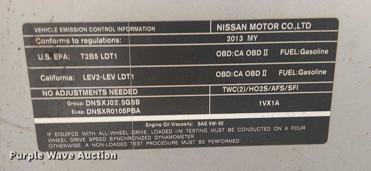 image for item EG8553 2013 Nissan Rogue SUV