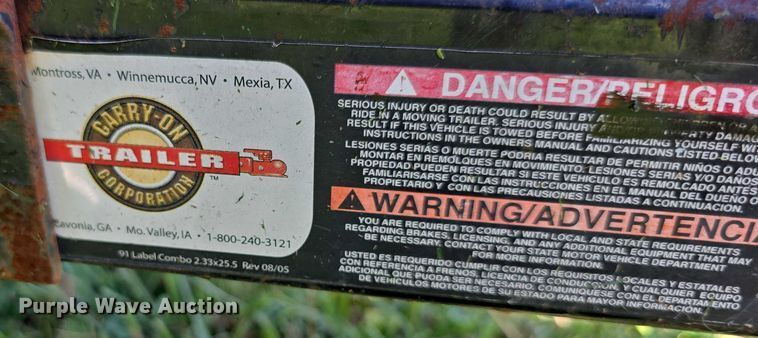 image for item EK5427 Carry-On utility trailer