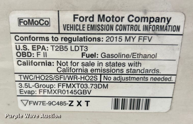 image for item EK8462 2015 Ford Explorer SUV