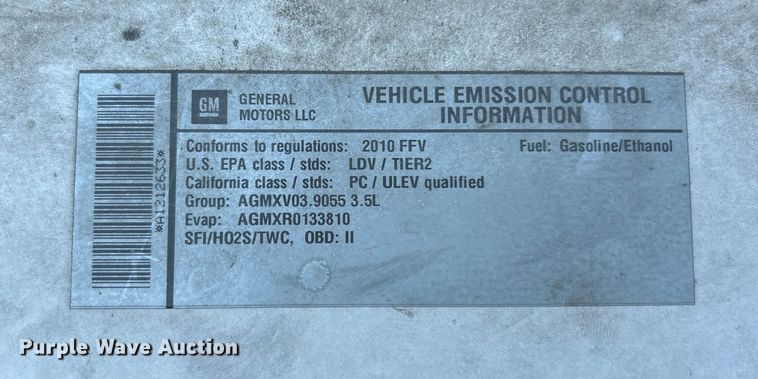 image for item EK8466 2010 Chevrolet Impala LS 