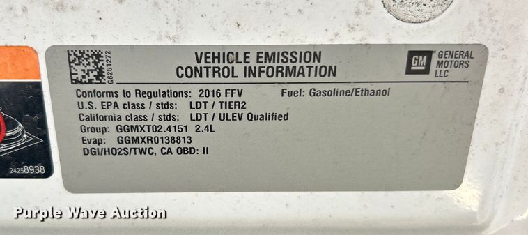 image for item EK8469 2016 Chevrolet Equinox SUV