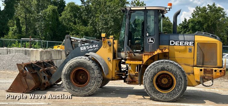 image for item EK8473 2009 John Deere 544K high lift wheel loader