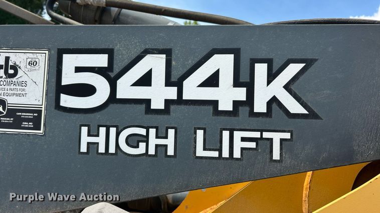 image for item EK8473 2009 John Deere 544K high lift wheel loader