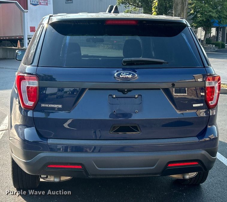 image for item EK8475 2019 Ford Explorer Police Interceptor SUV