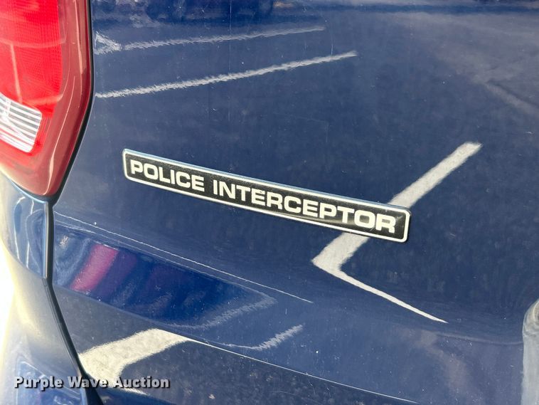 image for item EK8475 2019 Ford Explorer Police Interceptor SUV