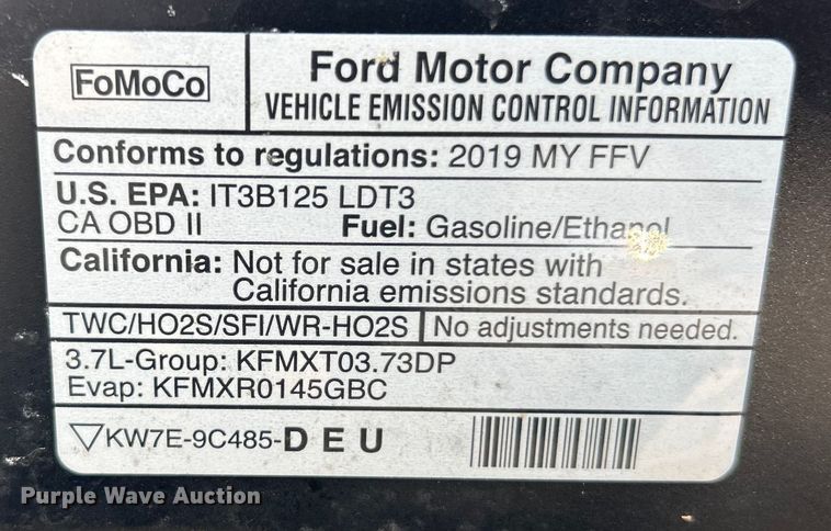 image for item EK8475 2019 Ford Explorer Police Interceptor SUV