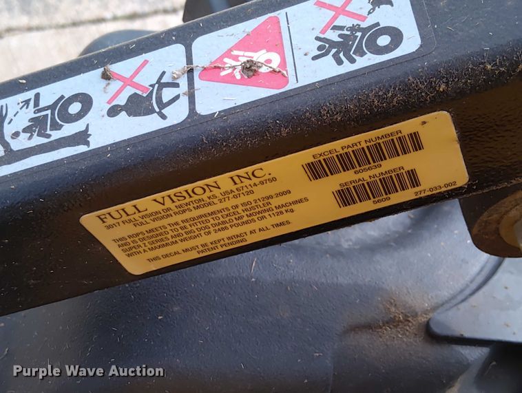 image for item EM8033 2015 Hustler Super Z Hyperdrive ZTR lawn mower