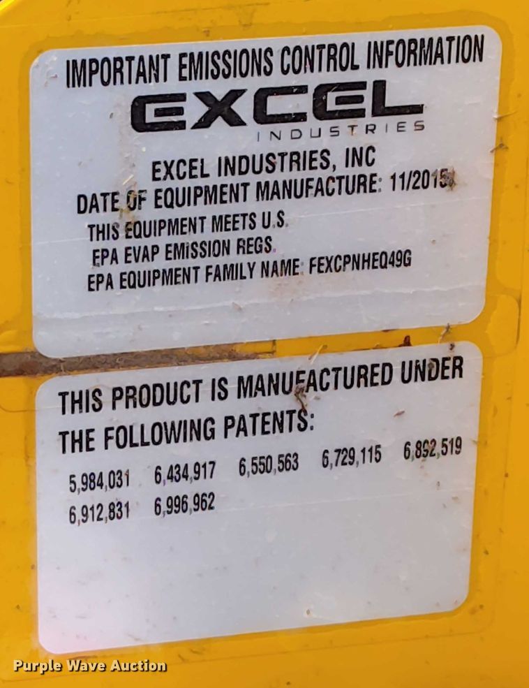 image for item EM8033 2015 Hustler Super Z Hyperdrive ZTR lawn mower