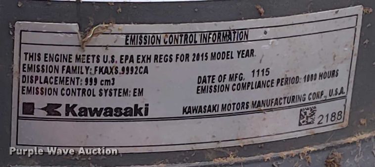 image for item EM8033 2015 Hustler Super Z Hyperdrive ZTR lawn mower