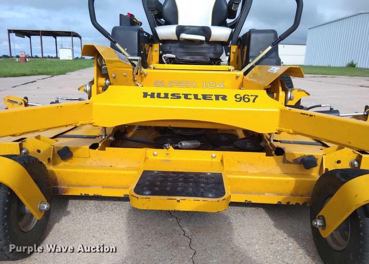 image for item EM8034 2015 Hustler Super 104 ZTR lawn mower