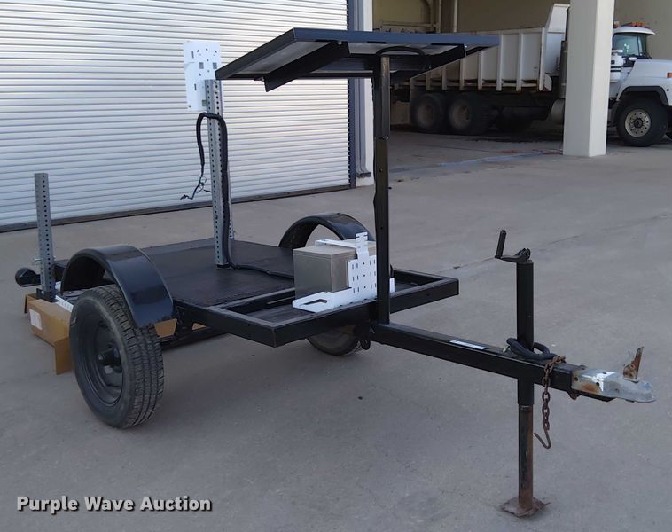 image for item EM8047 Shop built radar trailer
