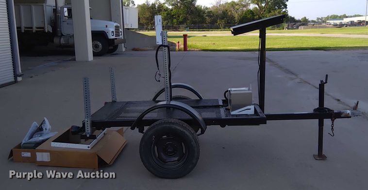 image for item EM8047 Shop built radar trailer