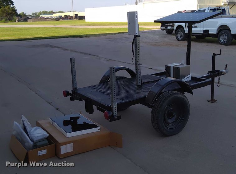 image for item EM8047 Shop built radar trailer