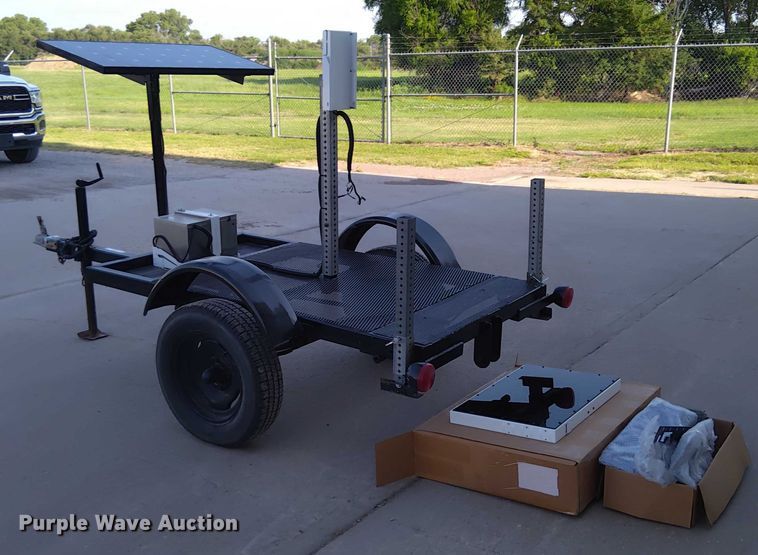 image for item EM8047 Shop built radar trailer