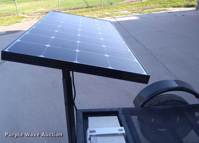 image for item EM8047 Shop built radar trailer