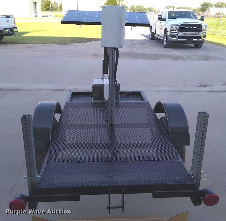 image for item EM8047 Shop built radar trailer