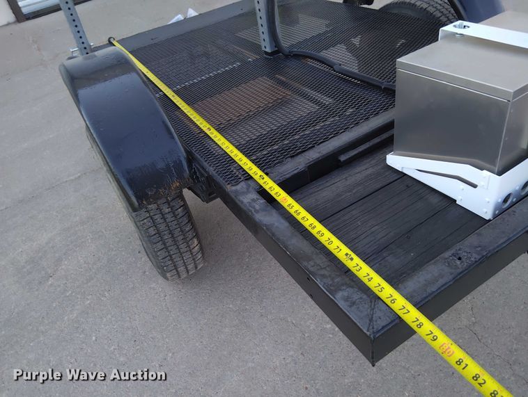 image for item EM8047 Shop built radar trailer