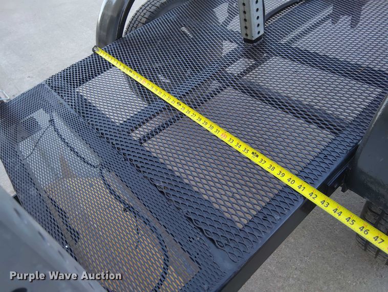 image for item EM8047 Shop built radar trailer