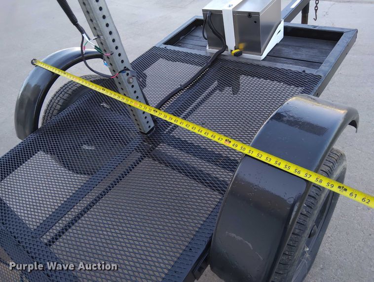 image for item EM8047 Shop built radar trailer