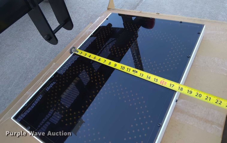 image for item EM8047 Shop built radar trailer