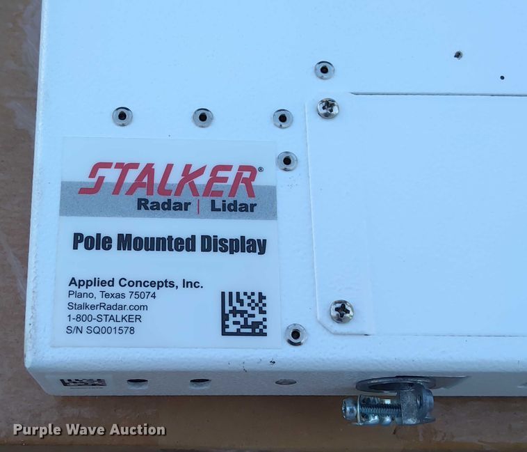 image for item EM8047 Shop built radar trailer