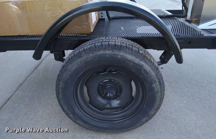 image for item EM8047 Shop built radar trailer