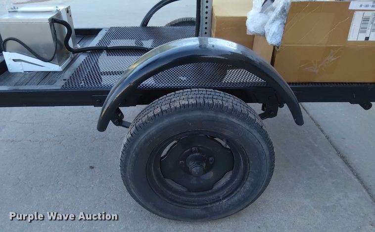 image for item EM8047 Shop built radar trailer