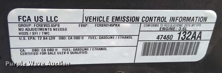 image for item EM8051 2015 Dodge Charger Police 