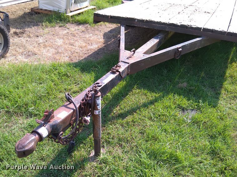 image for item EM8055 Shop built Tilt deck utility trailer