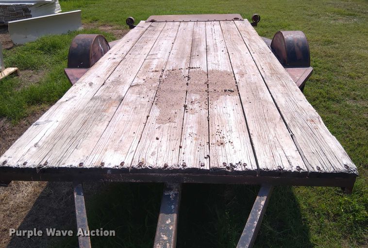 image for item EM8055 Shop built Tilt deck utility trailer