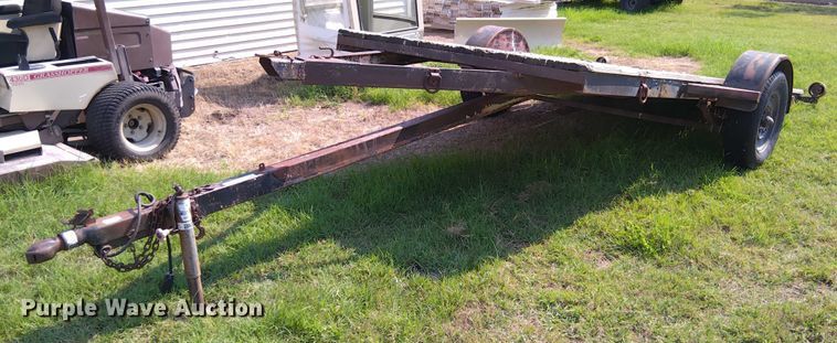 image for item EM8055 Shop built Tilt deck utility trailer