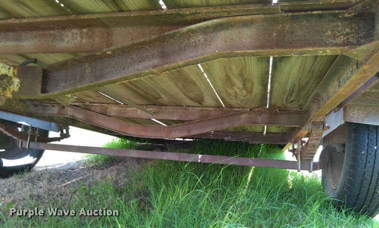 image for item EM8055 Shop built Tilt deck utility trailer