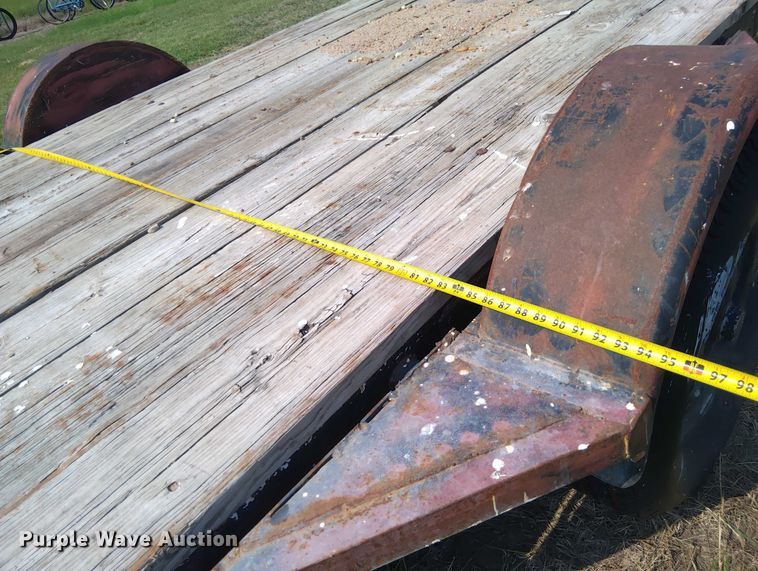 image for item EM8055 Shop built Tilt deck utility trailer