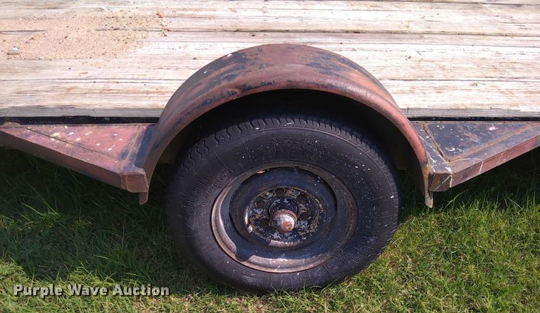 image for item EM8055 Shop built Tilt deck utility trailer