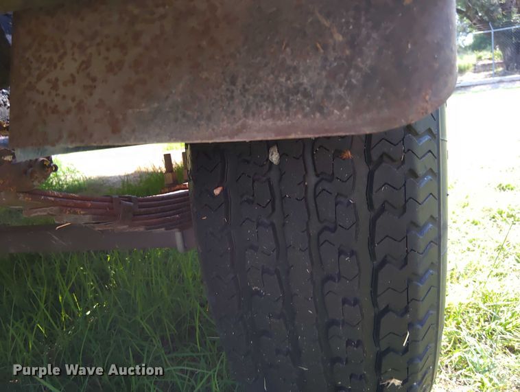 image for item EM8055 Shop built Tilt deck utility trailer