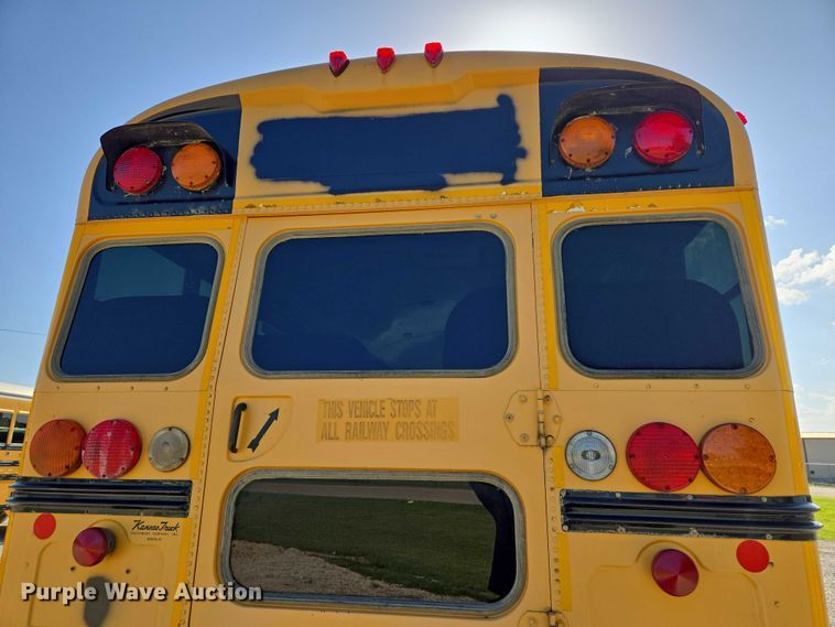 image for item EN8307 2010 Blue Bird school bus