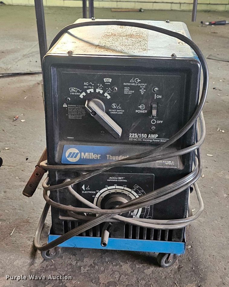 image for item EO1543 Miller Thunderbolt XL (3) Miller Thunderbolt XL welders