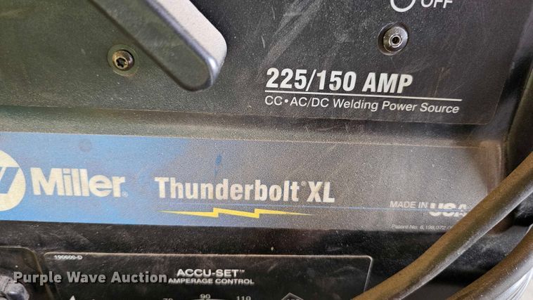 image for item EO1543 Miller Thunderbolt XL (3) Miller Thunderbolt XL welders