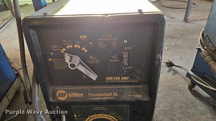image for item EO1543 Miller Thunderbolt XL (3) Miller Thunderbolt XL welders