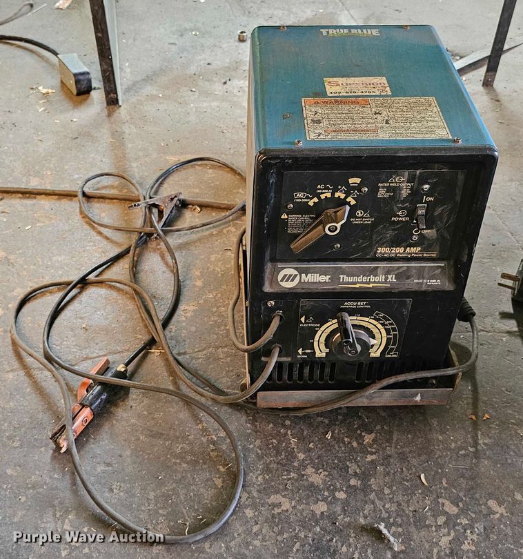 image for item EO1543 Miller Thunderbolt XL (3) Miller Thunderbolt XL welders