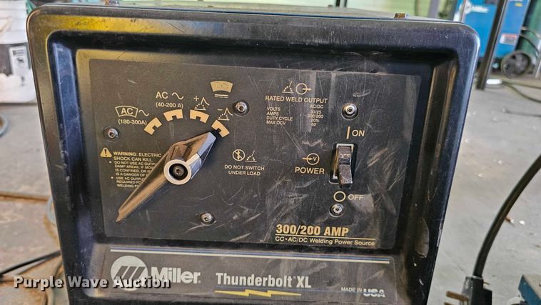 image for item EO1543 Miller Thunderbolt XL (3) Miller Thunderbolt XL welders