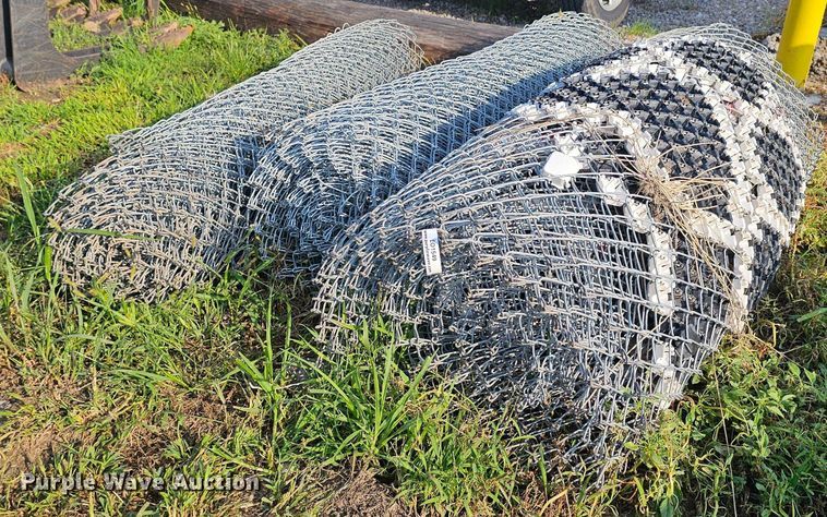 image for item EO1549 (3) rolls of chain link fencing