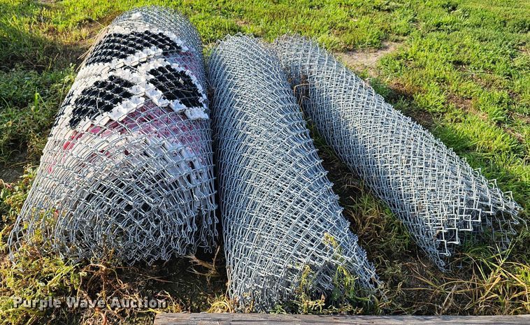 image for item EO1549 (3) rolls of chain link fencing