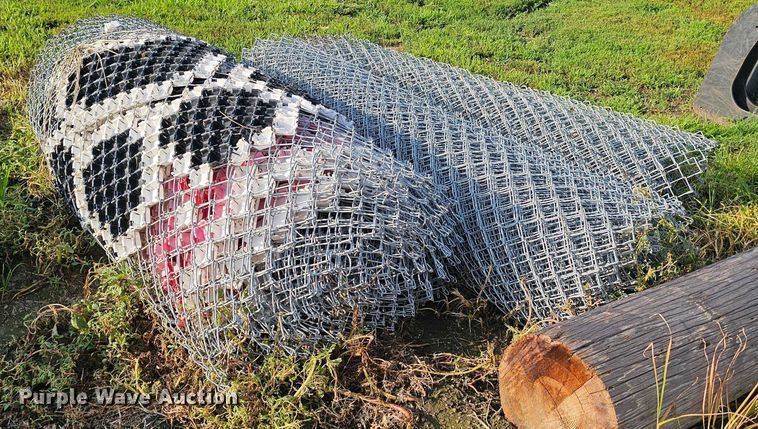 image for item EO1549 (3) rolls of chain link fencing