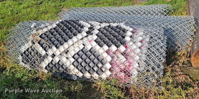 image for item EO1549 (3) rolls of chain link fencing